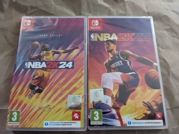 NBA 2K24 & NBA 2K23 - Switch (sealed/ 2 games)