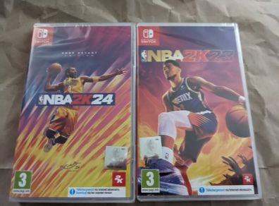 NBA 2K24 & NBA 2K23 - Switch (sealed/ 2 games)
