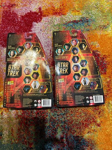 Star Trek figures from Wave 1 Star Trek Action Figures by Art Asylum