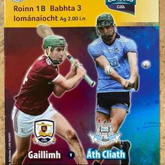 2019 Galway v Dublin - GAA Allianz Hurling League Programme