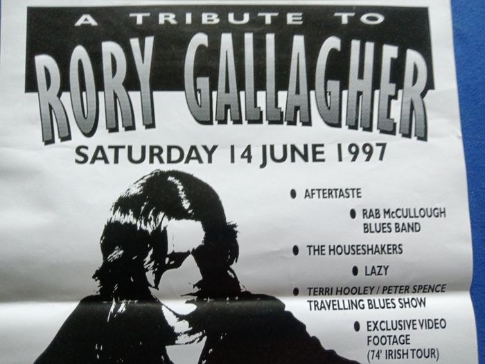 1997 Rory Gallagher Memorial Concert Poster