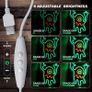 Dimmable Ghost Neon Sign, Haunted House Ghost Neon Light Acrylic Plate Powered by USB with Switch, 28x24cm LED Green Wall Light for Kid Bedroom Children Living Room Bar Party Decoration (FREE POSTAGE) Image 2