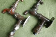 Vintage Brass Water Taps