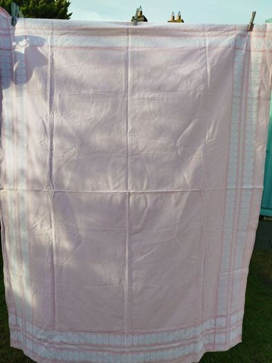 Vintage Pink Table Cloth