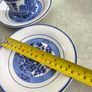 Arklow WILLOW IRELAND Blue and White inc Willow pattern 2 cup and saucers with milk jug set in saucer olso open suger bowl set in saucer 8 pices set 60.00 euro. Image 2