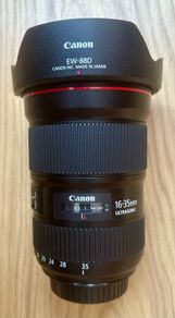 Canon EF 16-35mm Len's, f2.8L iii with a Canon 82mm UV Filter