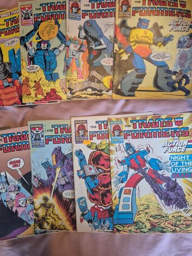 Vintage Marvel UK Transformers Comics 1980s  115 plus Issues  Annuals and Specials  Job Lot