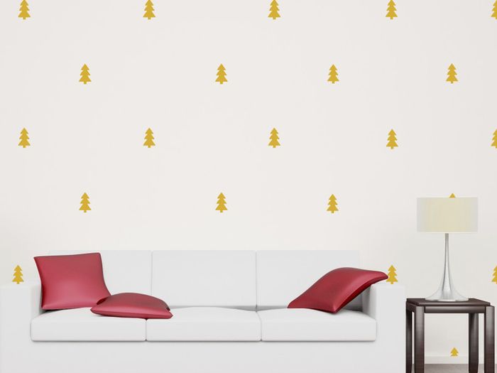 Pine Tree Wall Sticker, Christmas Tree Decal, Holiday decoration, Custom Kids wall, Home Decor, Gift Ideas, Nursery decor