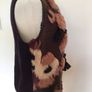 Le Comte Ladies Knitted Gilet cardigan fur trims size 12 includes post Image 2