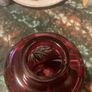 Ruby glass globe lamp free postage Image 4