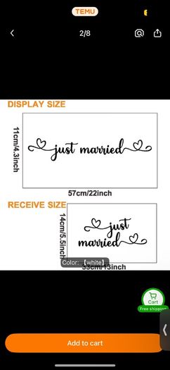 Just married
