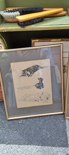2 Dog Prints Louis Wain