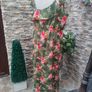 Maxi green floral dress size 20 Postage included Image 5
