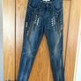 karen Milen high quality denim fabric jeans Size 8 Image 4