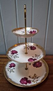 Vintage Cake Plate Stand