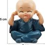 Pack of 4 Buddha Monks Statues Baby Buddha Figurines Buddha Ornaments for the Home - Christmas Decorations for House Image 3