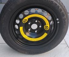 tyre Brand New Genuine Skoda / VW 16" Full-Size Spare Wheel & Continental Tyre (5x112)