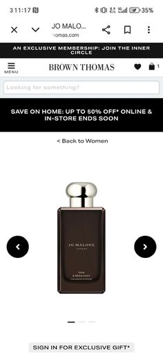 perfume joe Malone