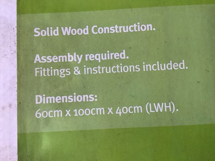 New solid wood coffee table