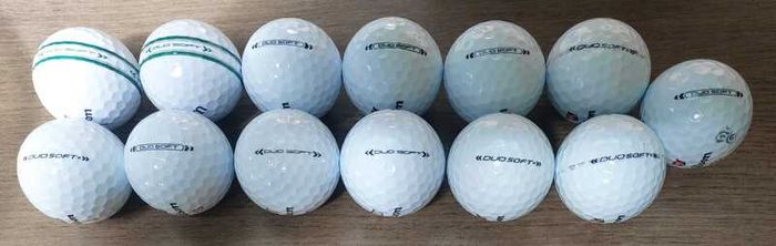 13 Wilson Duosoft Lake Balls