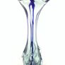 Large Art glass vase by Zabkowice Glassworks, Poland Image 3