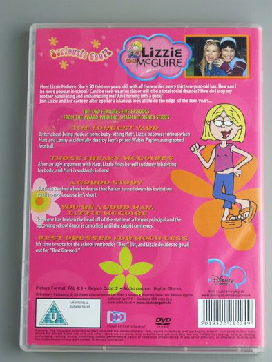 Lizzie McGuire TV Series DVDs
