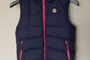 superdry gilet size medium Pit to pit 18" navy/pink in like new condition