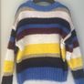 Willow by Leigh Tucker striped knit jumper Age 3-4 EUC Image 2