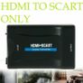HDMI to SCART Video Audio Upscale Converter AV Signal Adapter DVD TV PS4 A126 Image 4