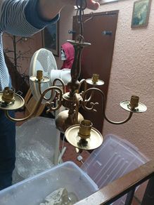 copper ceiling light