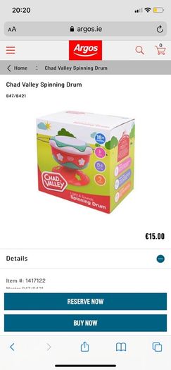 Chad Valley Spinning Drum