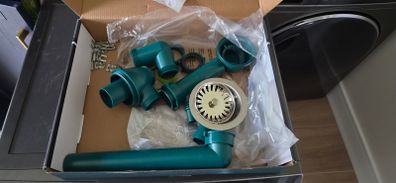 Kitchen sink waste kit plumbing kit (1.5 bowl)