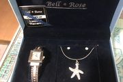 Ladies watch , necklace and earrings