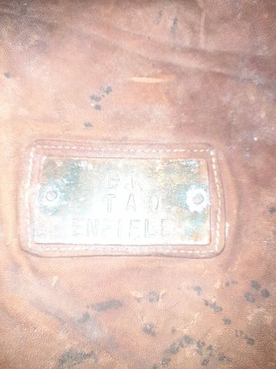 Antique Leather Cash Bag BR T.A.O. Enfield,