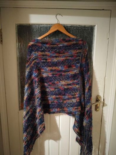 Shein knit,  fuzzy light weight  poncho.