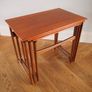Danish Mid Century Modern Teak Nest Of Tables / B.C. Mobler, Vejle, Denmark, Vintage 1960s Image 4
