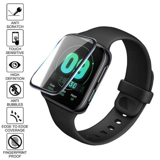 Curved Edge Soft Protective Film For OPPO Watch 2 46mm Smartwatch Full cover Screen Protector Not Glass