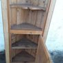 vintage pine corner cabinet Image 4