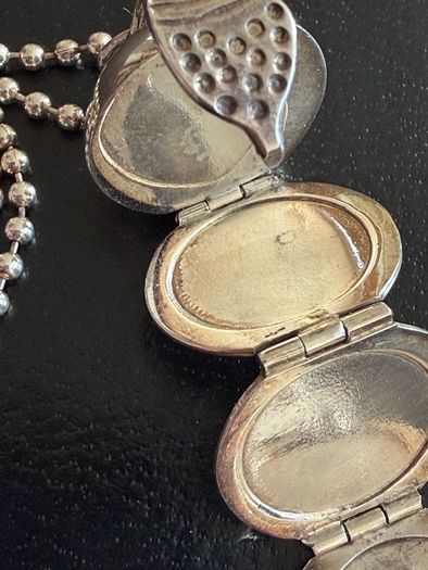 silver necklace