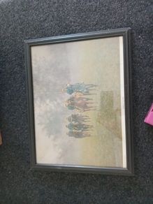 vintage print race horse picture