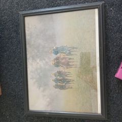 vintage print race horse picture