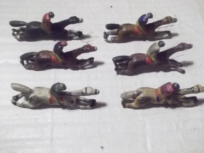 a antique race steeple chase game in it box