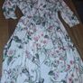 White floral dress Image 3
