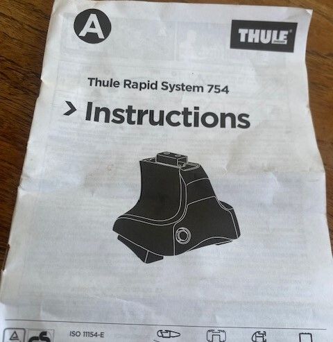 THULE Footpack 754 for car without rails or roof fixings