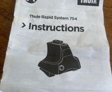 THULE Footpack 754 for car without rails or roof fixings