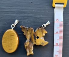 Two Tiger's Eye Pendants