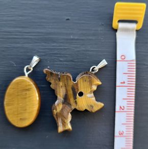 Two Tiger's Eye Pendants