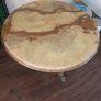 marble and brass table Image 2