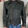 Leather jacket green size M Image 3