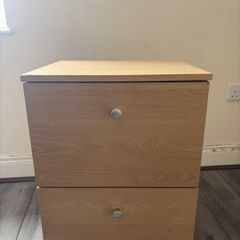2 Drawer Bedside Locker / Small Storage Cabinet